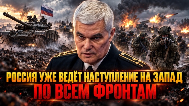 Постер к видео Константин Сивков | РОССИЯ УЖЕ ВЕДЁТ НАСТУПЛЕНИЕ НА ЗАПАД ПО ВСЕМ ФРОНТАМ