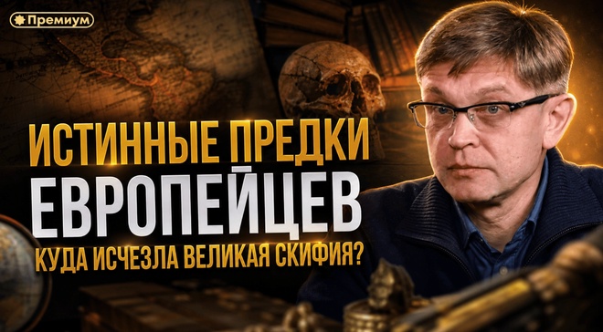 Постер к видео Дмитрий Перетолчин | ИСТИННЫЕ ПРЕДКИ ЕВРОПЕЙЦЕВ: КУДА ИСЧЕЗЛА ВЕЛИКАЯ СКИФИЯ?