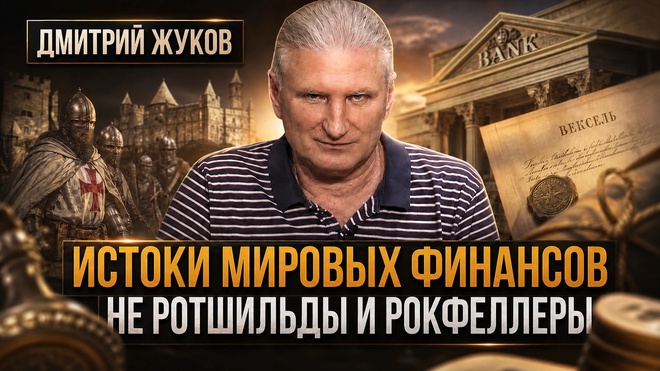 Постер к видео Истоки мировых финансов: НЕ Ротшильды и Рокфеллеры | Дмитрий Жуков