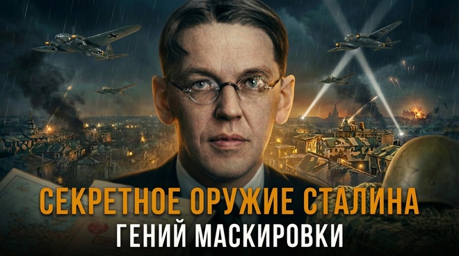 Постер к видео СЕКРЕТНОЕ ОРУЖИЕ СТАЛИНА. Психолог, который сделал Москву невидимой | Фёдор Лисицын