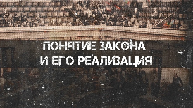 Федор Лисицын | Понятие закона и его реализация