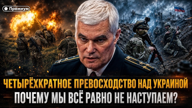 Постер к видео Константин Сивков | ЧЕТЫРЁХКРАТНОЕ ПРЕВОСХОДСТВО НАД УКРАИНОЙ: ПОЧЕМУ МЫ ВСЁ РАВНО НЕ НАСТУПАЕМ?