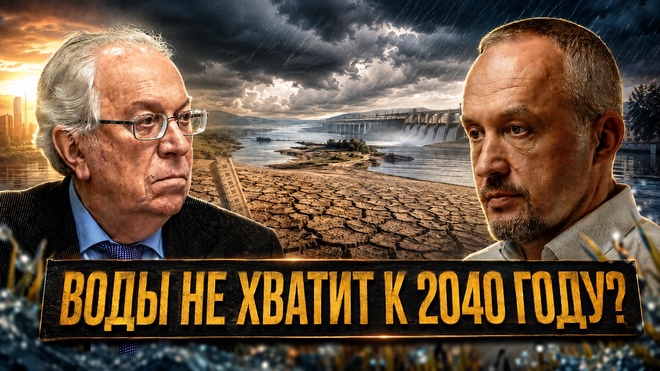 Постер к видео ВОДЫ НЕ ХВАТИТ К 2040 ГОДУ? | Виктор Данилов-Данильян и Роман Голунов