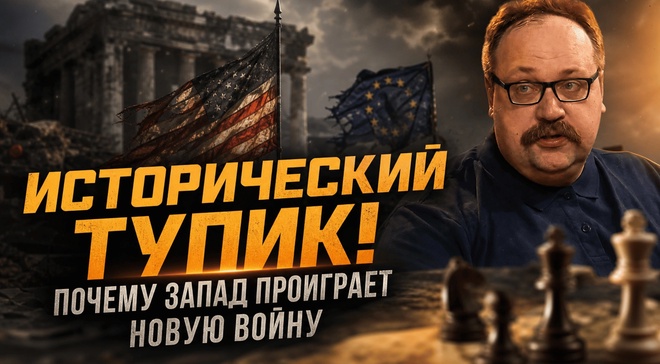Постер к видео ИСТОРИЧЕСКИЙ ТУПИК!  ПОЧЕМУ ЗАПАД ПРОИГРАЕТ НОВУЮ ВОЙНУ | Фёдор Лисицын