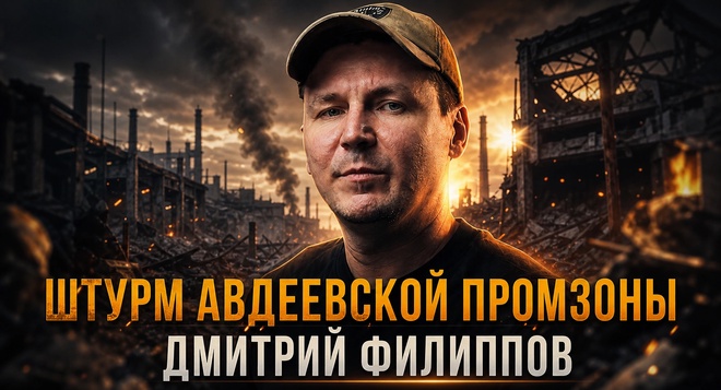 Постер к видео Штурм авдеевской промзоны | Дмитрий Филиппов