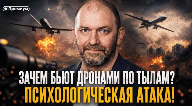 Постер к видео  Александр Казаков | ЗАЧЕМ БЬЮТ ДРОНАМИ ПО ТЫЛАМ? ПСИХОЛОГИЧЕСКАЯ