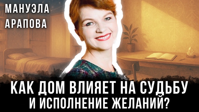 Постер к видео Мануэла Арапова | Как дом влияет на судьбу и исполнение желаний?