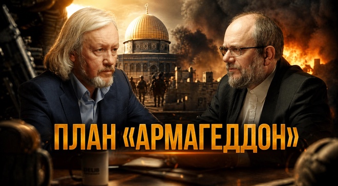 Постер к видео Религиозные безумцы в Белом доме толкают мир к ядерному Армагеддону! | Игорь Шишкин и Владимир Василик