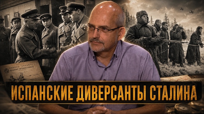 Постер к видео Испанские диверсанты Сталина: кто воевал против немцев в СССР | Сергей Перелыгин