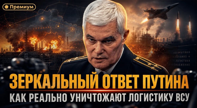 Постер к видео Константин Сивков | ЗЕРКАЛЬНЫЙ ОТВЕТ ПУТИНА! КАК РЕАЛЬНО УНИЧТОЖАЮТ ЛОГИСТИКУ ВСУ