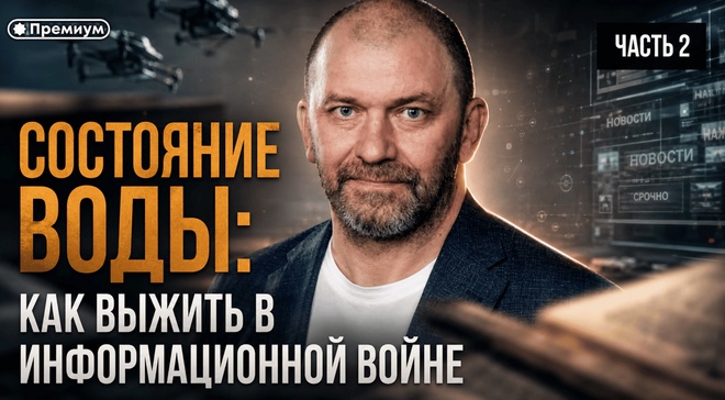 Постер к видео Александр Казаков | СОСТОЯНИЕ ВОДЫ: КАК ВЫЖИТЬ В ИНФОРМАЦИОННОЙ ВОЙНЕ | Часть 2