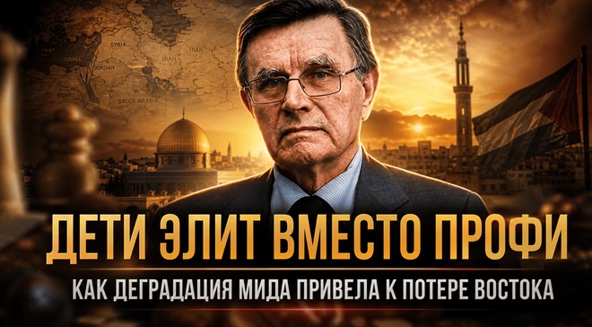 Постер к видео ДЕТИ ЭЛИТ ВМЕСТО ПРОФИ. КАК ДЕГРАДАЦИЯ МИДА ПРИВЕЛА К ПОТЕРЕ ВОСТОКА | Вячеслав Матузов