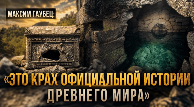 Постер к видео Гаубец: "Это крах официальной истории Древнего мира" | Максим Гаубец