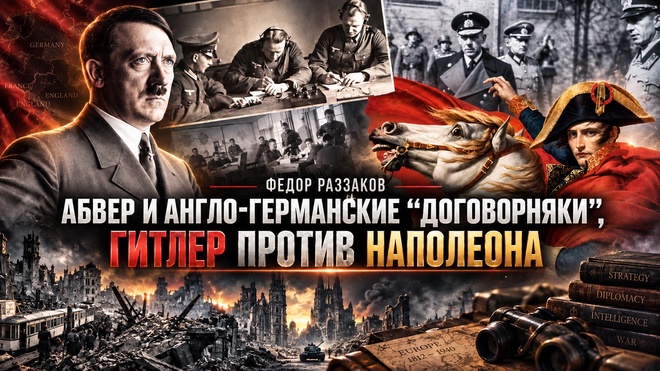 Постер к видео Фёдор Раззаков | Абвер и англо-германские "договорняки", Гитлер против Наполеона