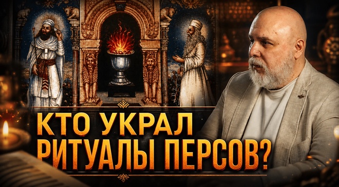 Постер к видео КТО УКРАЛ РИТУАЛЫ ПЕРСОВ? Как зороастризм растворился в мировых религиях | Владимир Погудин