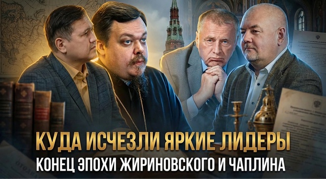 Постер к видео КУДА ИСЧЕЗЛИ ЯРКИЕ ЛИДЕРЫ: Конец эпохи Жириновского и Чаплина | Дмитрий Сагал и Роман Силантьев