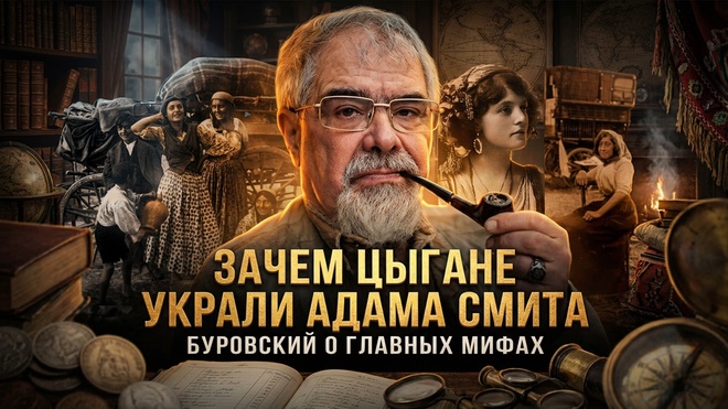 Постер к видео ЗАЧЕМ ЦЫГАНЕ УКРАЛИ АДАМА СМИТА? Буровский о главных мифах | Андрей Буровский