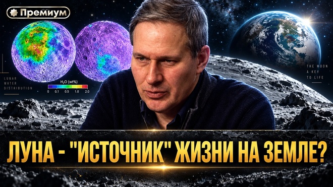 Постер к видео Александр Артамонов | Луна - "источник" жизни на Земле? | Неочевидная история