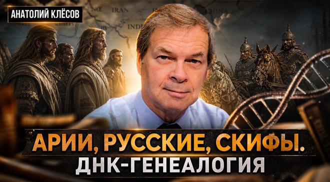 Постер к видео Арии, русские, скифы. ДНК-генеалогия | Анатолий Клёсов