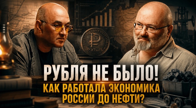 Постер к видео РУБЛЯ НЕ БЫЛО? КАК РАБОТАЛА ЭКОНОМИКА РОССИИ ДО НЕФТИ | Алексей Волынец и Алексей Колобродов