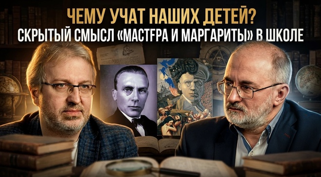 Постер к видео ЧЕМУ УЧАТ НАШИХ ДЕТЕЙ? Скрытый смысл «Мастера и Маргариты» в школе | Вардан Багдасарян 