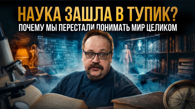Постер к видео НАУКА ЗАШЛА В ТУПИК? Почему мы перестали понимать мир целиком | Фёдор Лисицын