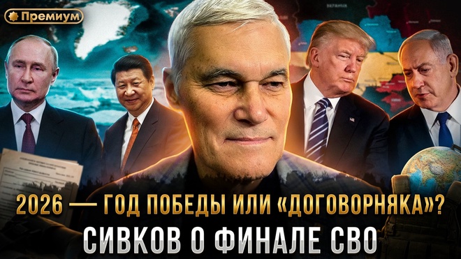 Постер к видео Константин Сивков | 2026 — ГОД ПОБЕДЫ ИЛИ «ДОГОВОРНЯКА»? Сивков о финале СВО | Актуальные События