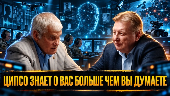 Постер к видео ЦИПСО ЗНАЕТ О ВАС БОЛЬШЕ ЧЕМ ВЫ ДУМАЕТЕ | Константин Сивков и Олег Дворянкин