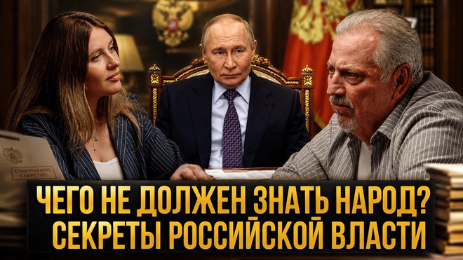 Постер к видео ЧЕГО НЕ ДОЛЖЕН ЗНАТЬ НАРОД? СЕКРЕТЫ РОССИЙСКОЙ ВЛАСТИ | Сергей Гайдаржи и Инесса Дерменжии