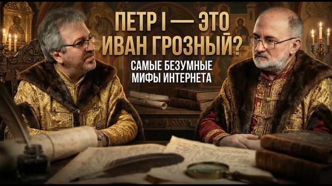 Постер к видео ПЕТР I — ЭТО ИВАН ГРОЗНЫЙ? Самые безумные мифы интернета | Вардан Багдасарян