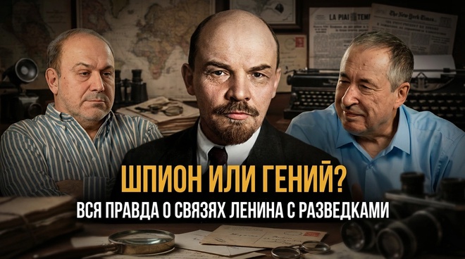 Постер к видео ШПИОН ИЛИ ГЕНИЙ? Вся правда о связях Ленина с разведками |  Александр Колпакиди и Андрей Паршев