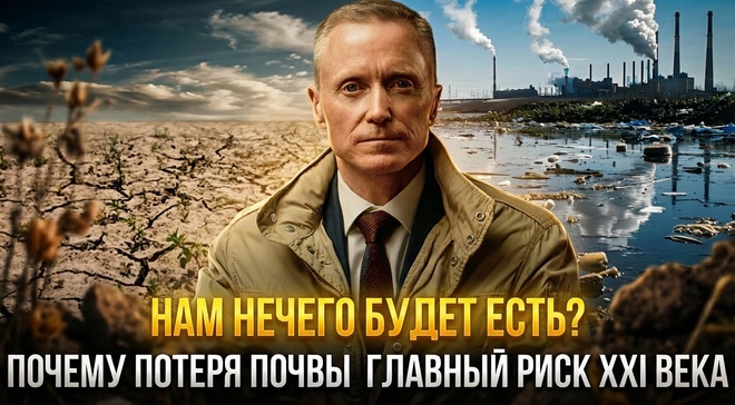 Постер к видео Нам нечего будет есть? Почему потеря почвы  главный риск XXI века | Александр Усанин
