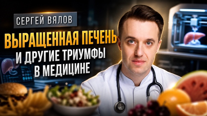 Постер к видео Выращенная печень и другие триумфы в медицине | Сергей Вялов