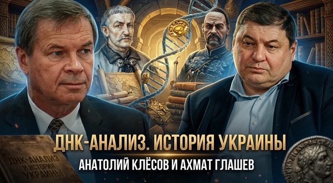 Постер к видео ДНК-анализ. История Украины | Анатолий Клёсов и Ахмат Глашев