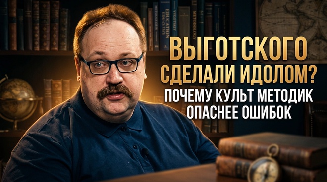 Постер к видео Выготского сделали идолом? Почему культ методик опаснее ошибок | Фёдор Лисицын