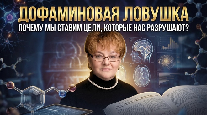 Постер к видео ДОФАМИНОВАЯ ЛОВУШКА: Почему мы ставим цели, которые нас разрушают? | Валерия Терентьева