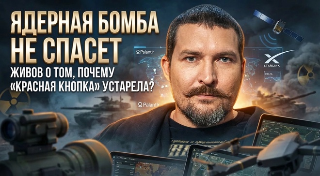 Постер к видео ЯДЕРНАЯ БОМБА НЕ СПАСЕТ: Живов о том, почему «красная кнопка» устарела | Алексей Живов 