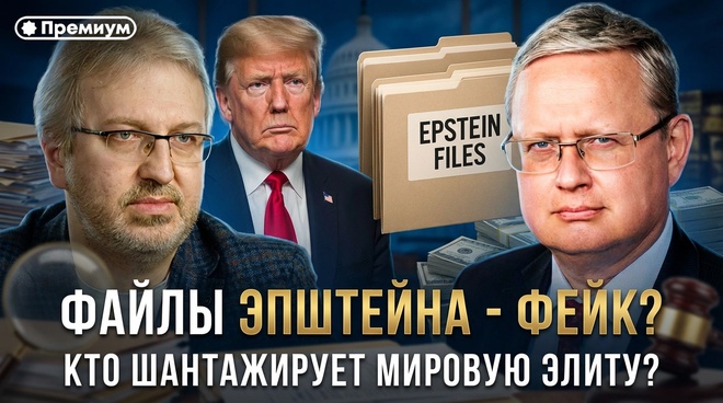 Постер к видео Михаил Делягин | ФАЙЛЫ ЭПШТЕЙНА — ФЕЙК? Кто шантажирует мировую элиту?