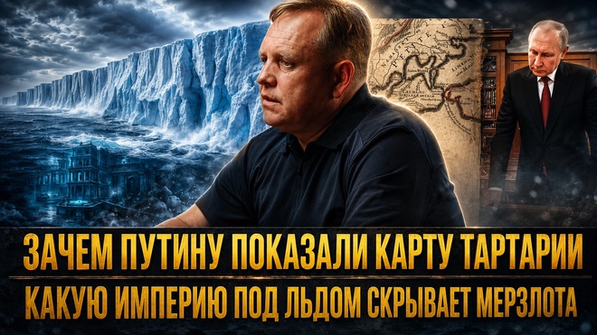 Постер к видео Зачем ПУТИНУ ПОКАЗАЛИ КАРТУ ТАРТАРИИ и какую ИМПЕРИЮ ПОД ЛЬДОМ СКРЫВАЕТ МЕРЗЛОТА | Олег Павлюченко