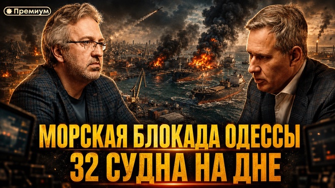 Постер к видео Александр Артамонов | МОРСКАЯ БЛОКАДА ОДЕССЫ: 32 СУДНА НА ДНЕ | Еженедельная Панорама