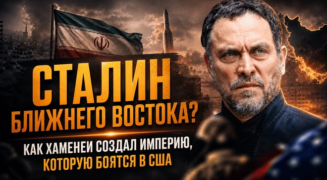 Постер к видео Максим Шевченко | СТАЛИН БЛИЖНЕГО ВОСТОКА? КАК ХАМЕНЕИ СОЗДАЛ ИМПЕРИЮ, КОТОРУЮ БОЯТСЯ В США