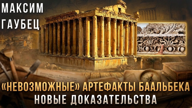 Постер к видео Максим Гаубец  | «Невозможные» артефакты Баальбека: новые доказательства