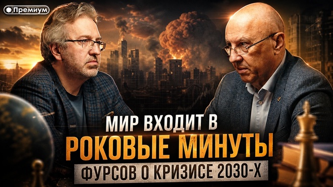 Постер к видео Андрей Фурсов | МИР ВХОДИТ В РОКОВЫЕ МИНУТЫ: Фурсов о кризисе 2030-х