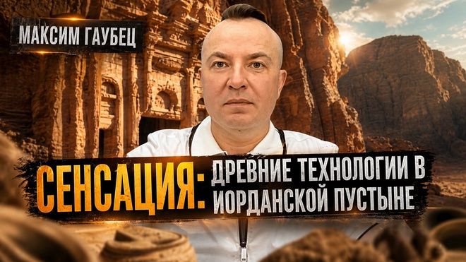 Постер к видео СЕНСАЦИЯ: древние технологии в Иорданской пустыне | Максим Гаубец