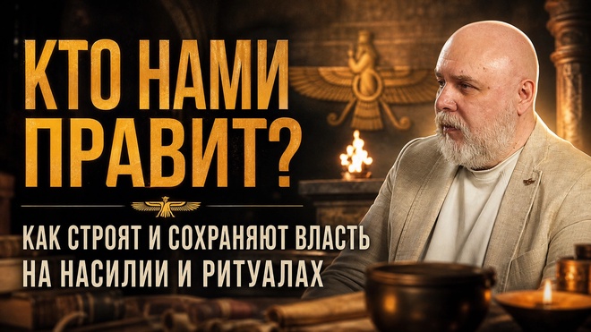 Постер к видео КТО НАМИ ПРАВИТ? Как строят и сохраняют власть на насилии и ритуалах | Владимир Погудин