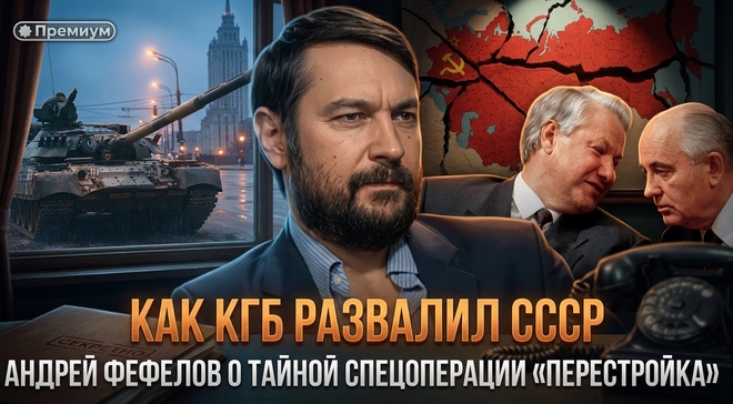Постер к видео КАК КГБ РАЗВАЛИЛ СССР: Андрей Фефелов о тайной спецоперации «Перестройка» | Андрей Фефелов | Феномен Советского человека