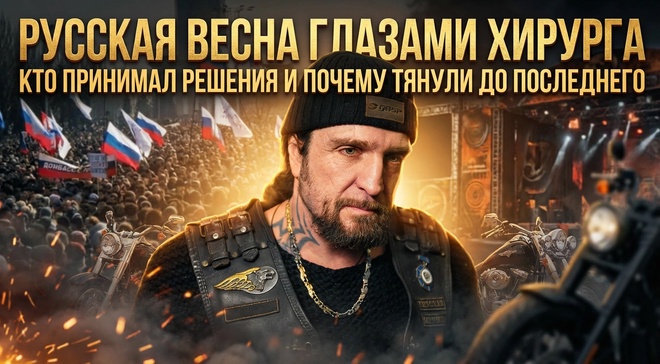 Постер к видео Русская весна глазами Хирурга. Кто принимал решения и почему тянули до последнего | Александр Хирург
