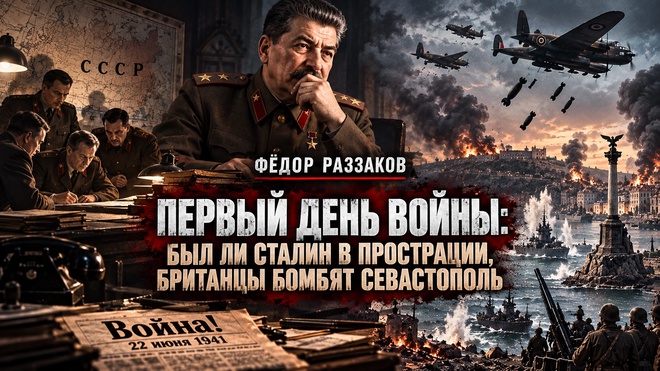 Постер к видео Фёдор Раззаков | Первый день войны: был ли Сталин в прострации