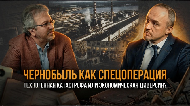 Постер к видео ЧЕРНОБЫЛЬ КАК СПЕЦОПЕРАЦИЯ: Техногенная катастрофа или экономическая диверсия? | Роман Голунов