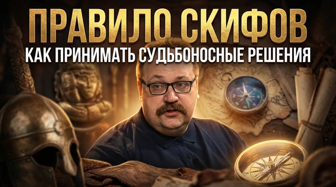 Постер к видео ПРАВИЛО СКИФОВ: Как принимать судьбоносные решения | Фёдор Лисицын